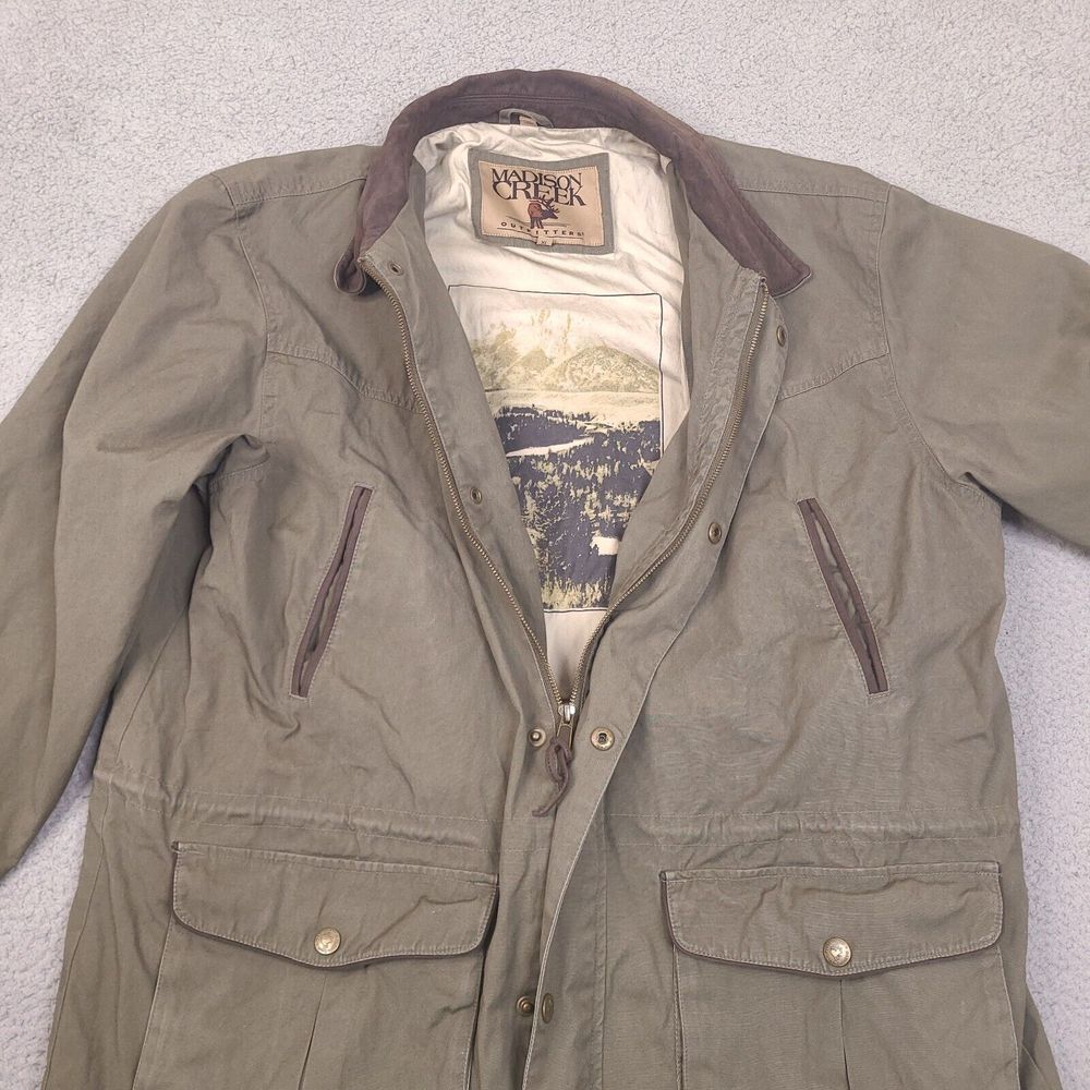 Madison Creek Outfitters Trail Coat Jacket‎ Mens XL Green Barn Chore Outdoor